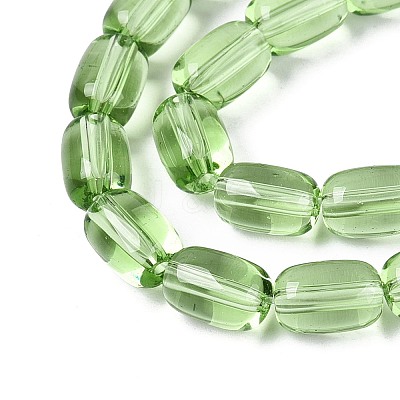 Transparent Glass Beads Strands GLAA-T028-14T-A01-1