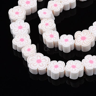 Handmade Polymer Clay Bead Strands CLAY-N011-48A-15-1