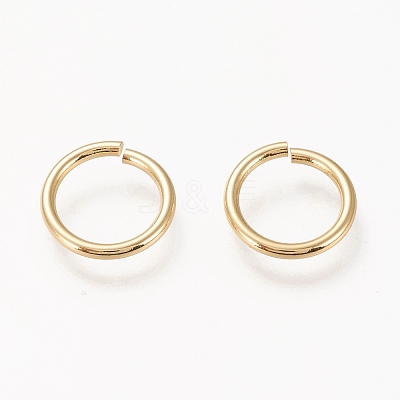 Brass Open Jump Ring KK-L006-017C-G-1