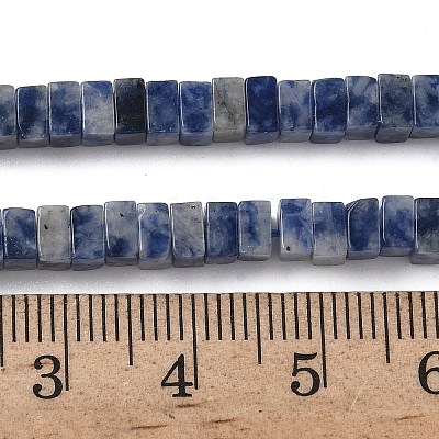 Natural Blue Spot Jasper Beads Strands G-A280-C06-01-1