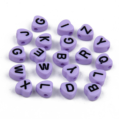 Opaque Acrylic Enamel Beads MACR-S273-37E-1
