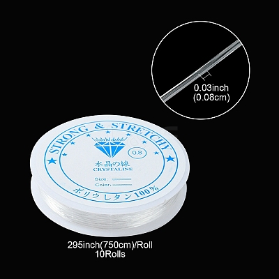 Clear Elastic Crystal Thread EW-YW0001-02-0.8-1