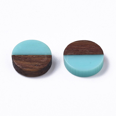 Resin & Wood Cabochons X-RESI-S358-70-H11-1