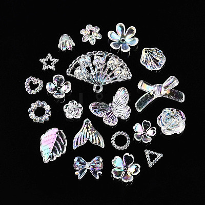 Transparent Acrylic Beads OACR-N137-73G-1