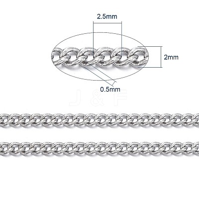 Brass Twisted Chains CHC-S095-P-NF-1