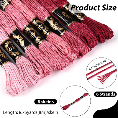 Polyester Embroidery Threads OCOR-WH20074-13B-05A-1