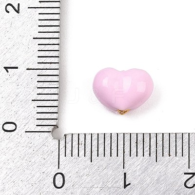 Brass Enamel Beads KK-G541-01A-1