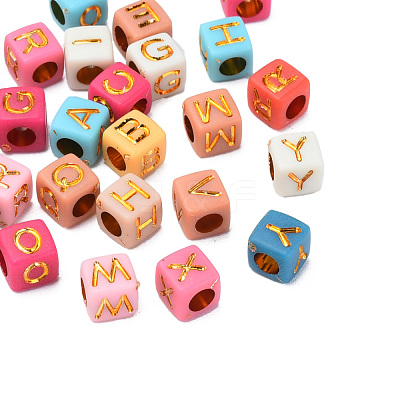 Plating Acrylic Beads MACR-N012-23-1