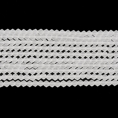 Imitate Austrian Crystal Frosted Glass Beads Strands LS-GLAA-F029-TM3mm-B13-1