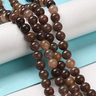 Natural Purple Aventurine Beads GSR025-1