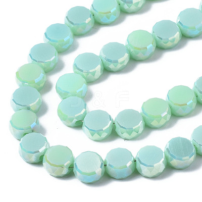 Electroplate Glass Beads Strands EGLA-Q125-002-A03-1