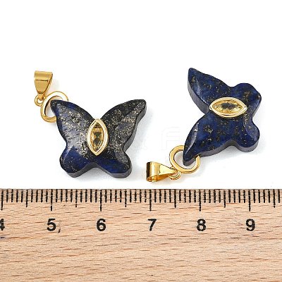 Dyed Natural Lapis Lazuli Pendants GG-CBA19F2-01G-09-1