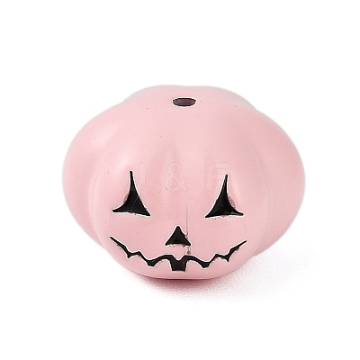 Halloween Theme Spray Painted Alloy Beads PALLOY-D029-03E-RS-1