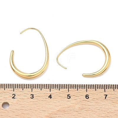304 Stainless Steel Teardrop Dangle Earrings X-EJEW-Z158-01G-1