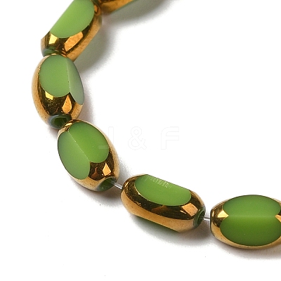 Electroplate Glass Beads Strands X-EGLA-P061-02A-08-1
