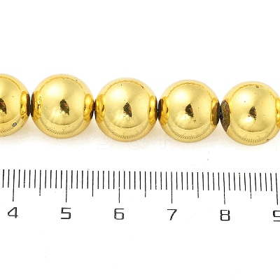 Synthetic Magnetic Hematite Beads Strands G-M095-B01-01G-1