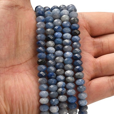 Natural Blue Aventurine Beads Strands G-Z111-A03-1