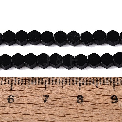 Natural Obsidian Beads Strands GG-N002-02A-01-1