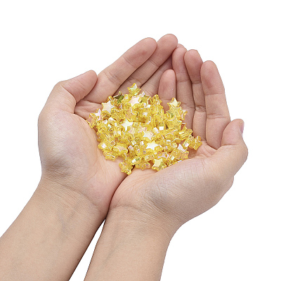 Eco-Friendly Transparent Acrylic Beads TACR-YW0001-01C-1