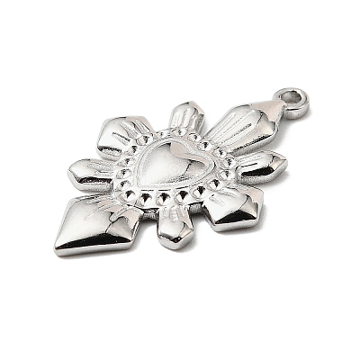 304 Stainless Steel Pendants STAS-H482-02P-1