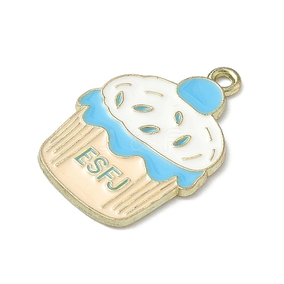 MBTI Theme Alloy Enamel Pendants LS-ENAM-I083-01G-01-1