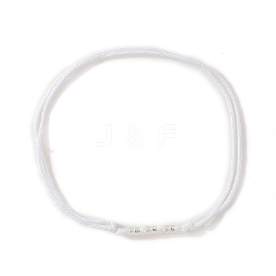 Glass Seed Beads Braided Bead Bracelets UB5281-4-1