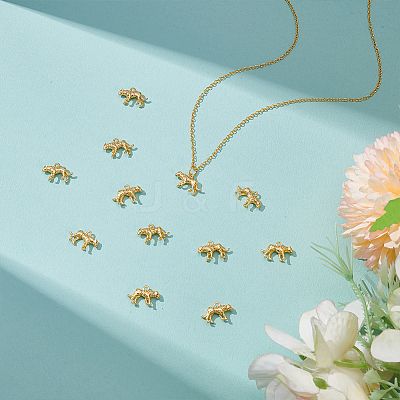 16Pcs Eco-Friendly Brass Charms KK-ME0001-45-1