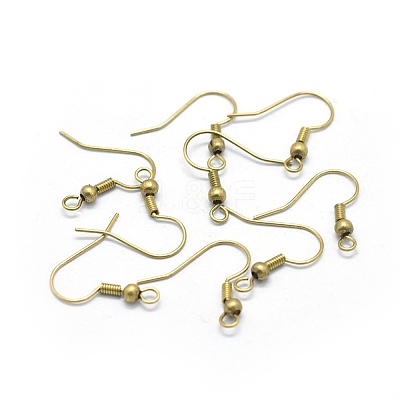 Brass Earrings Hook Findings LS-KK-L184-22C-1