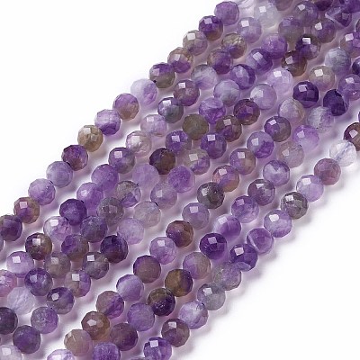 Natural Amethyst Beads Strands X-G-L581A-001-1
