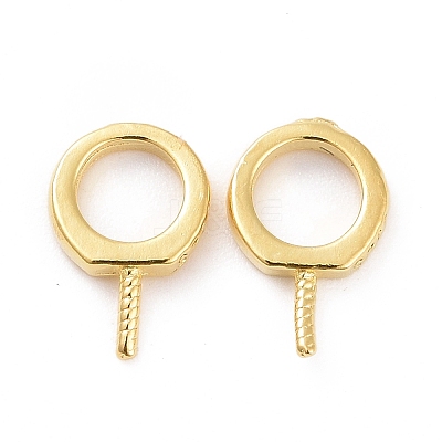 925 Sterling Silver Screw Eye Peg Bails STER-D035-42G-1