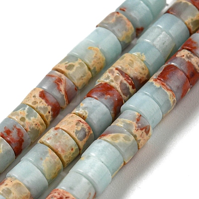 Synthetic Imperial Jasper Dyed Beads Strands G-D077-D01-02E-1