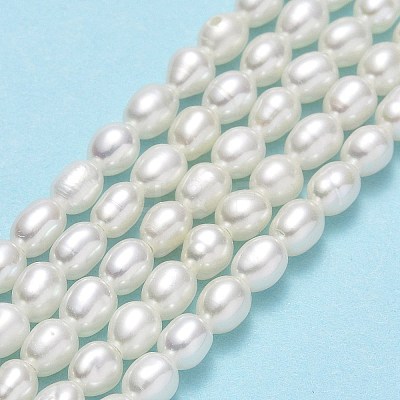 Natural Cultured Freshwater Pearl Beads Strands PEAR-J006-03A-1