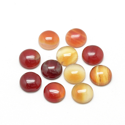 Natural Agate Cabochons G-R416-12mm-12-1