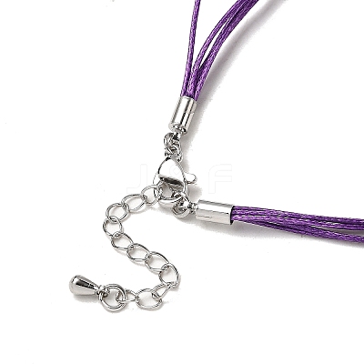 1MM Waxed Cord 5-Strand Necklace Making MAK-C005-01K-1
