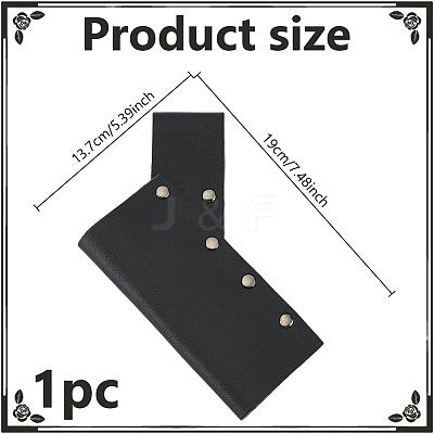 Medieval Style Adjustable PU Leather Sword Holder AJEW-WH0561-001-1