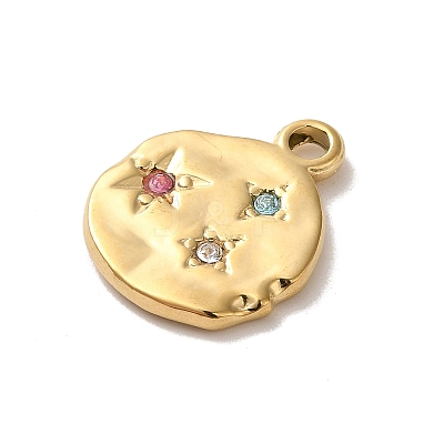 304 Stainless Steel Pendants STAS-L022-241G-1