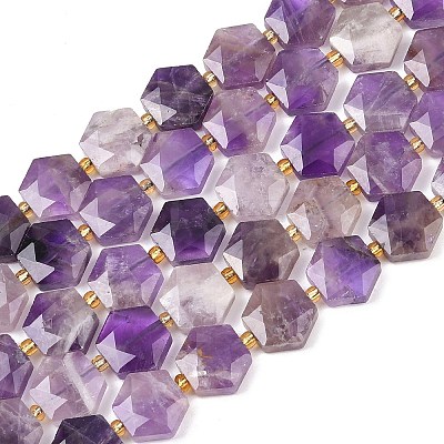 Natural Amethyst Beads Strands G-G144-A07-01-1