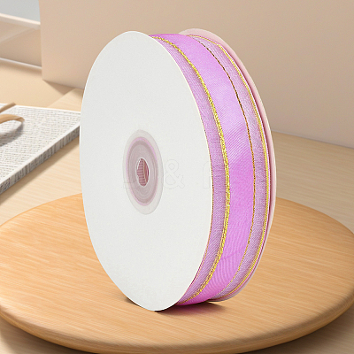 1Roll Solid Color Organza Ribbons ORIB-CY0001-03A-1