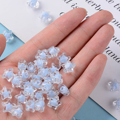 Transparent Acrylic Beads TACR-S152-01A-SS2113-1
