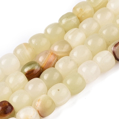 Dyed Natural White Jade Beads Strands G-T138-210B-1