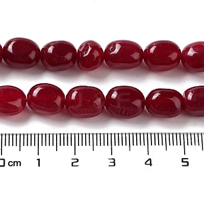 Natural White Jade Beads Strands G-E614-B01-07-1