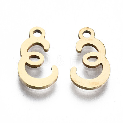 201 Stainless Steel Charms STAS-T044-217G-E-1