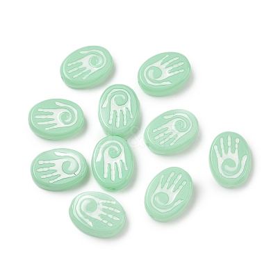 Baking Paint Glass Beads LAMP-D003-06H-1