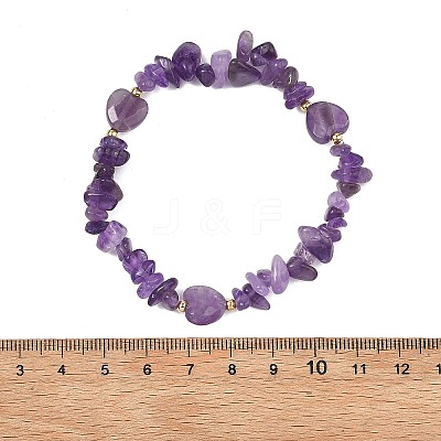 Natural Gemstone Beads Stretch Bracelets for Women BJEW-JB13633-1