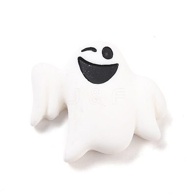 Ghost Opaque Resin Cabochons RESI-F031-10-1