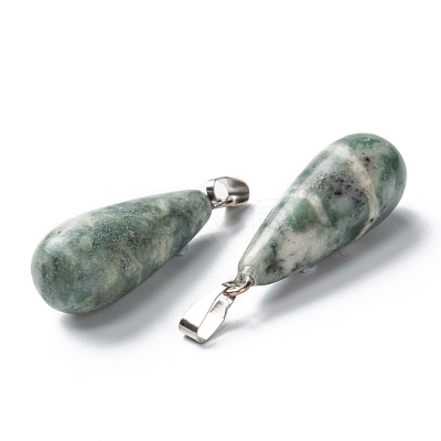 Natural Qinghai Jade Pendants G-F707-01-1