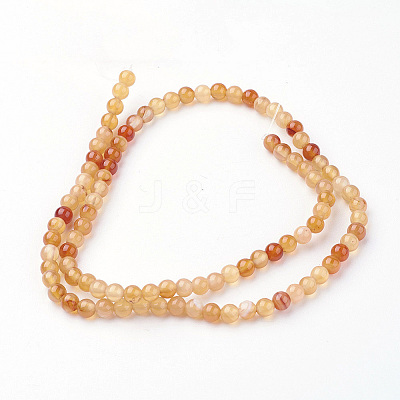 Natural Carnelian Beads Strands G-G735-64-4mm-1