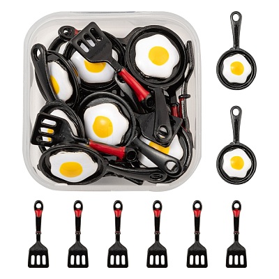 20Pcs 2 Style Spray Painted Alloy Enamel Pendants ENAM-LS0001-85-1