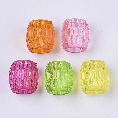 Transparent Acrylic Beads TACR-T015-037-1
