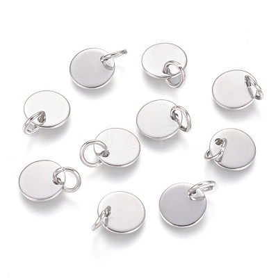Non-Tarnish 304 Stainless Steel Charms STAS-I124-01C-P-1